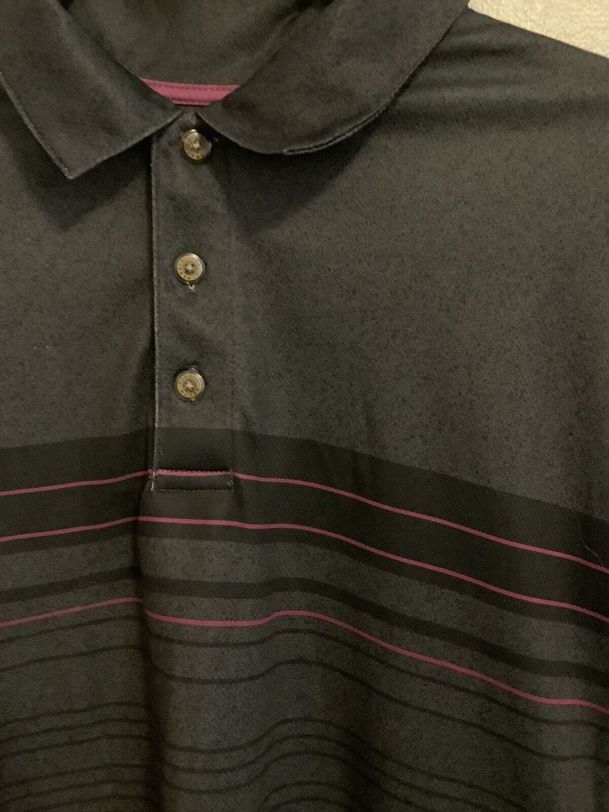 Pebble Beach Dry-Luxe Performance Polo Size M Multicolor 5F