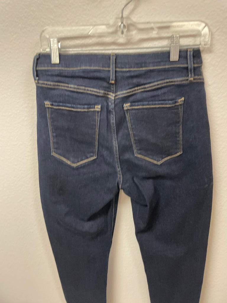 Banana Republic High-Rise Skinny Jeans Dark Rinse Wash Size 29L