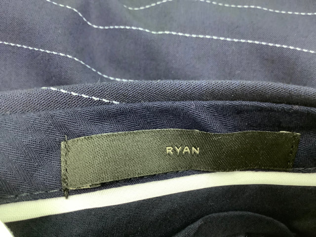Banana Republic Ryan Mid Rise Straight Pant Blue Size 8 2D
