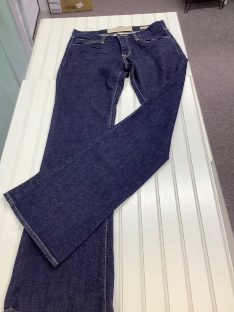 New York & Company Size 8 Dark Denim Jeans Premium Flare Average 2C