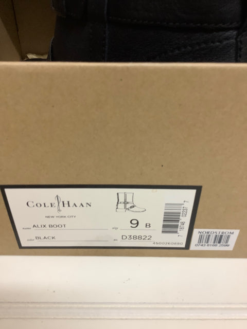 Cole Haan Alix Boot Black Size 9B Nike Air NEW with Box