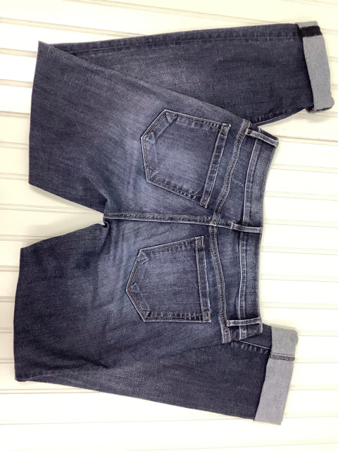 Ann Taylor Loft Modern Straight Jeans Size 26/2 Dark Wash 2D