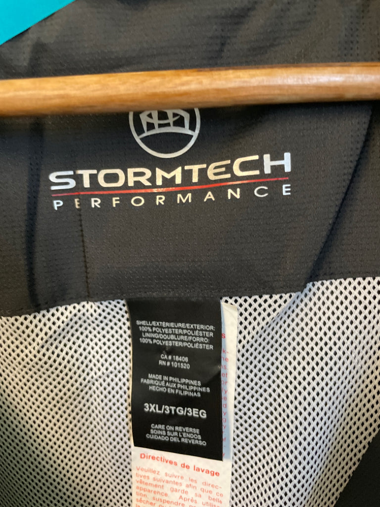 Stormtech NWT Performance Size 3XL Windbreaker Red/Black Zipper Hood 6A