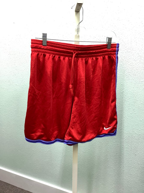 NIKE Women's Dri-Fit Red and Blue Basketball Short Acivewear Size M1H