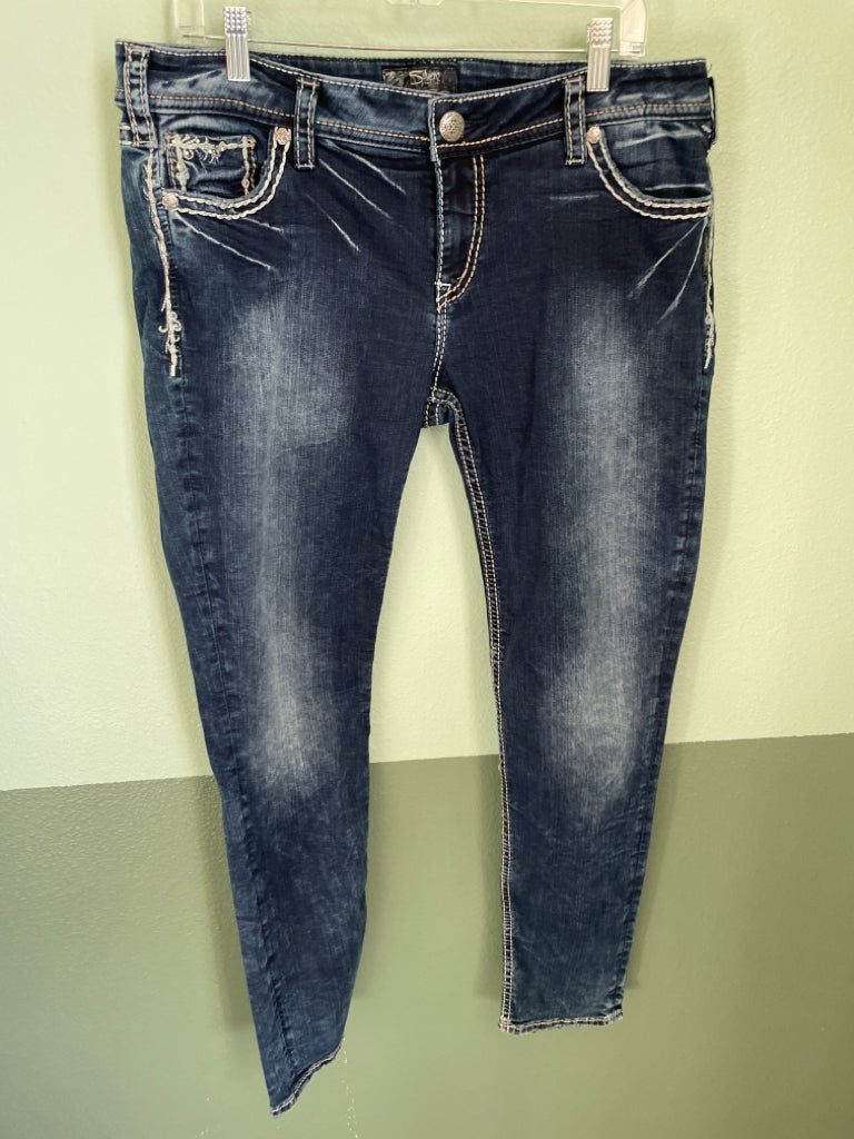 Silver Jeans Aiko Flap Skinny W36/L31 L9129SSF369 S2803 5A