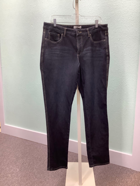 Coldwater Creek City Fit Dark Wash Jeans Size 14 2A