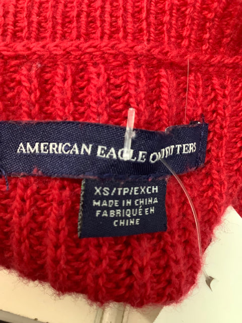 Women's American Eagle Red Size XS Knit Sweater 1D