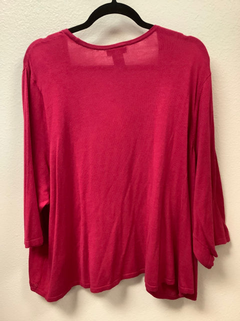 Catherines NWT Open Cardigan Pink $50 Size 3X
