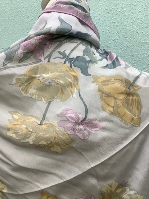 Vintage NWT Liz Claiborne Silk Scarf Floral Paisley Nordstrom 35" Square 6E