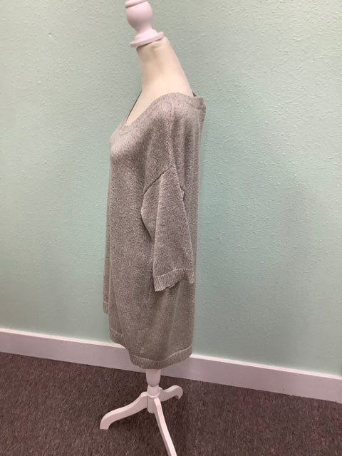 Torrid Women's Pullover Sweater 3/4 Sleeve Grey Heather Size 2