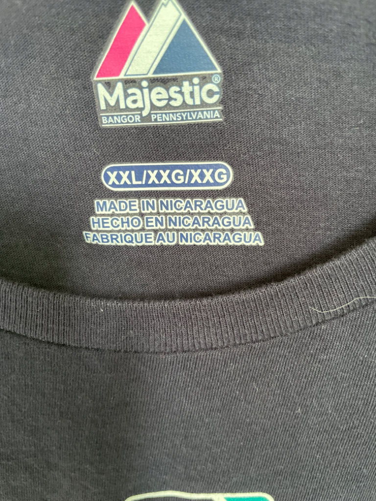 Mariners Baseball NWT Majestic Genuine MLB T Shirt Size XXL 5A