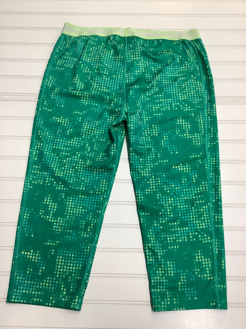 Under Armor Capri Activewear Pant Green Style 1271020 Size M 3G
