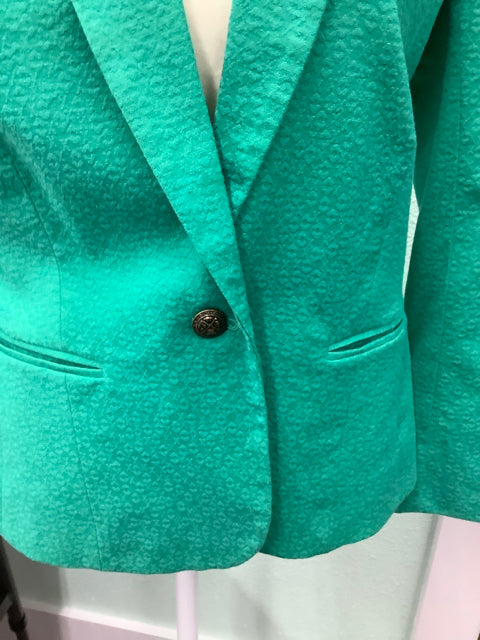 Lucky Brand Green Blazer Jacket Size M 2B