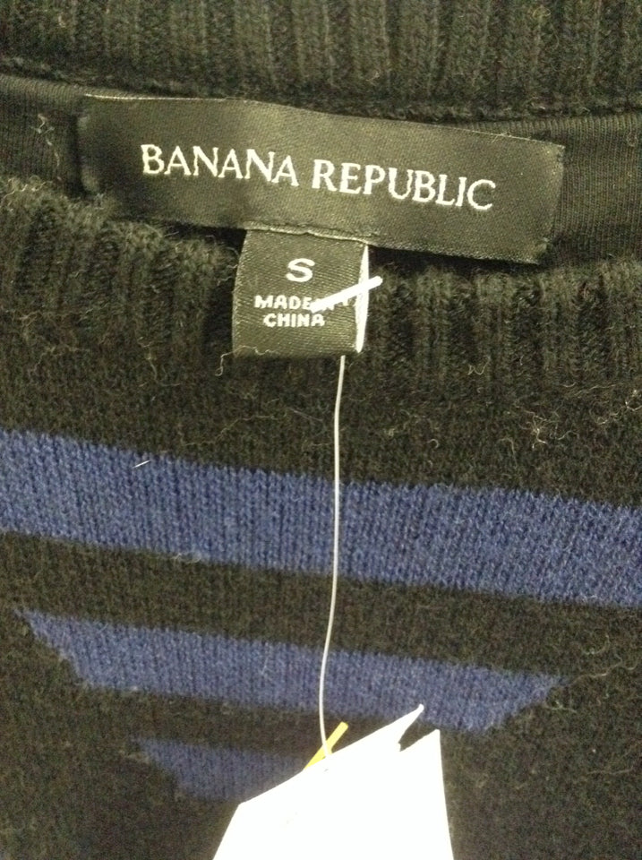 Banana Republic Size small Blue Sweater jacket mens merino wool $89~12A