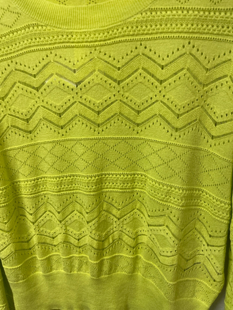 Banana Republic NWT Stitchy Volume Citron Sweater Size S $89.50
