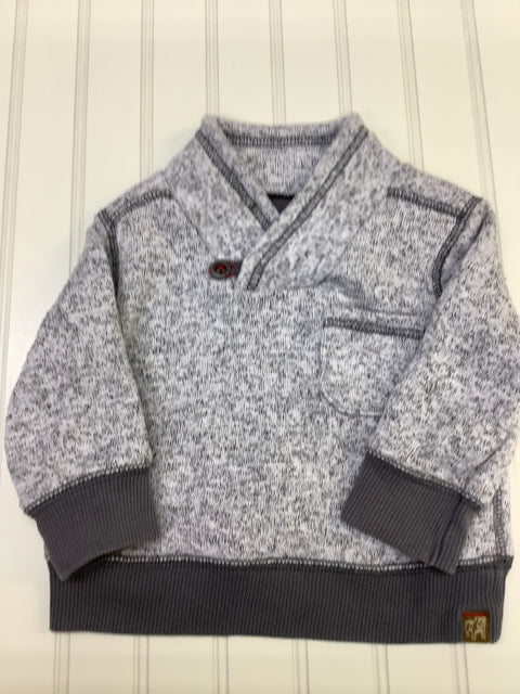 Genuine Kids Osh Kosh Boy's Gray 18 month Sweater 2C