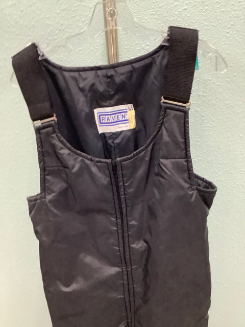 Vintage Raven Snowsuit Overalls Men's Unisex Black approx L/XL USA Made 6A