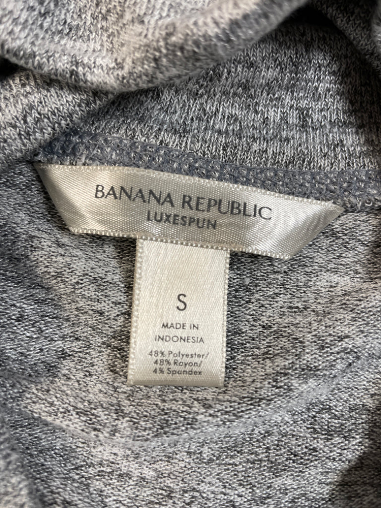 Banana Republic Long Sleeve Mock Neck Colorblock Top Size S 1A