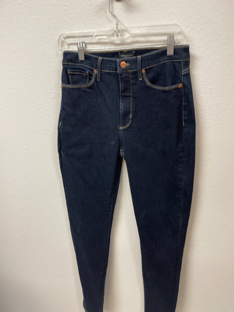 Banana Republic High-Rise Skinny Jeans Dark Rinse Wash Size 29L