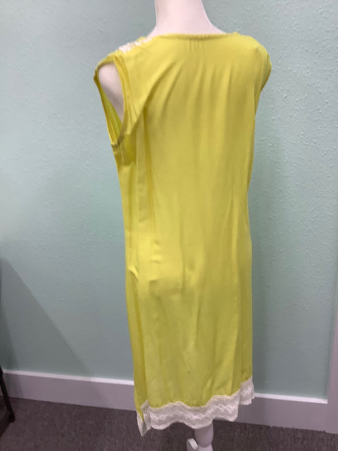 La Redoute Creations Size S Yellow Dress Loose Fit Sleeveless NWT 3B
