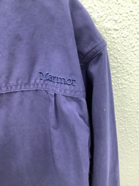 Marmot Black Hawk Size M Navy Shirt Long Sleeve NEW! $75.00