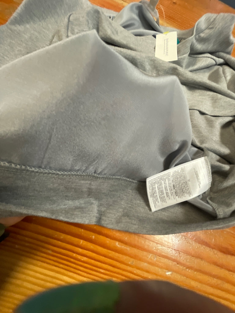 Banana Republic NWT PL Ponte Silk Back Panel Sweater Grey $ 69.50 Size M