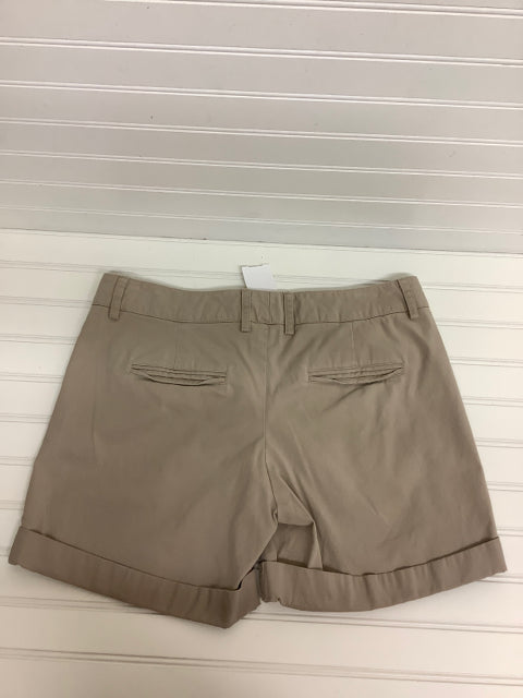 Vince Roll-up Cuffed Tan Shorts Size 8 Cotton Size 8
