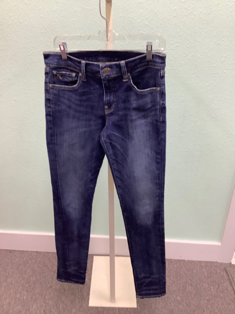 Polo Ralph Lauren Tompkins Skinny Jeans Distressed Size 30