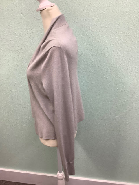 NWT Banana Republic Size S Open Front Cardigan Grey Silver Long Sleeve $89.50