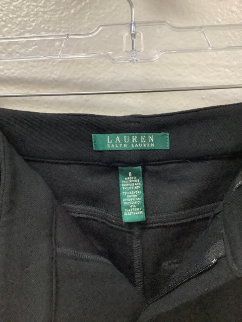 Lauren Ralph Lauren NWT Black Pants Size 8 Rayon/Nylon Blend $109