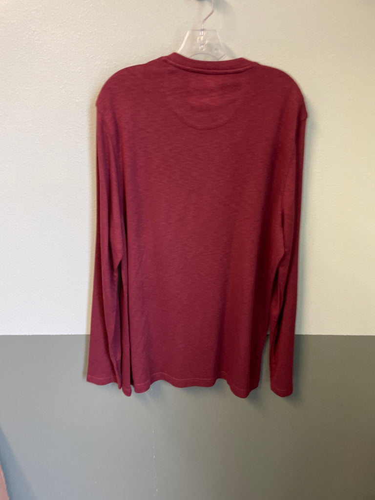 Van Heusen Classic Fit NWT Wicking Quick Dry Wash and Wear Size L Red $40 6B