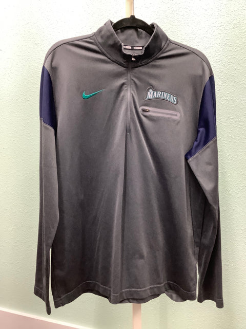Men's Nike BSBL Seattle Mariners Pullover Size L 2A