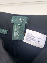 Women's Lauren by Ralph Lauren Size 8 Black Slacks 77% wool 1A