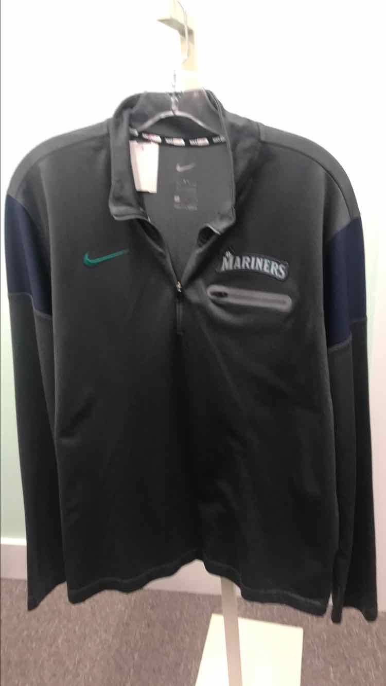 Men's Nike BSBL Seattle Mariners Pullover Size L 2A