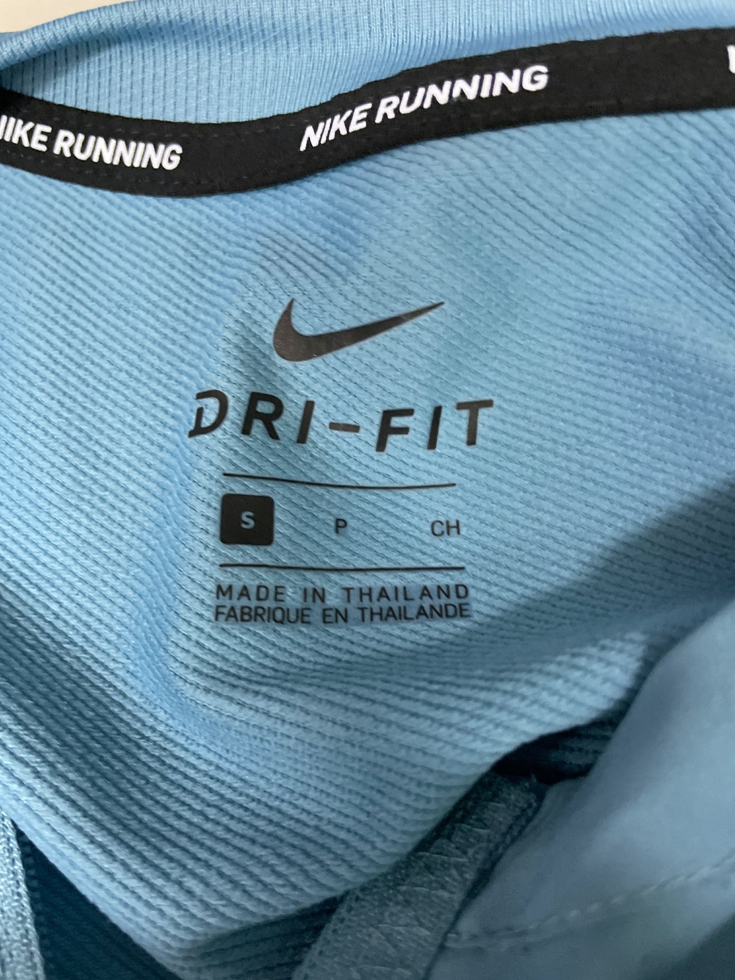Nike Running Dri Fit Blue Purple 1/4 Zip Lightweight Jacket Pullover Size S 3G